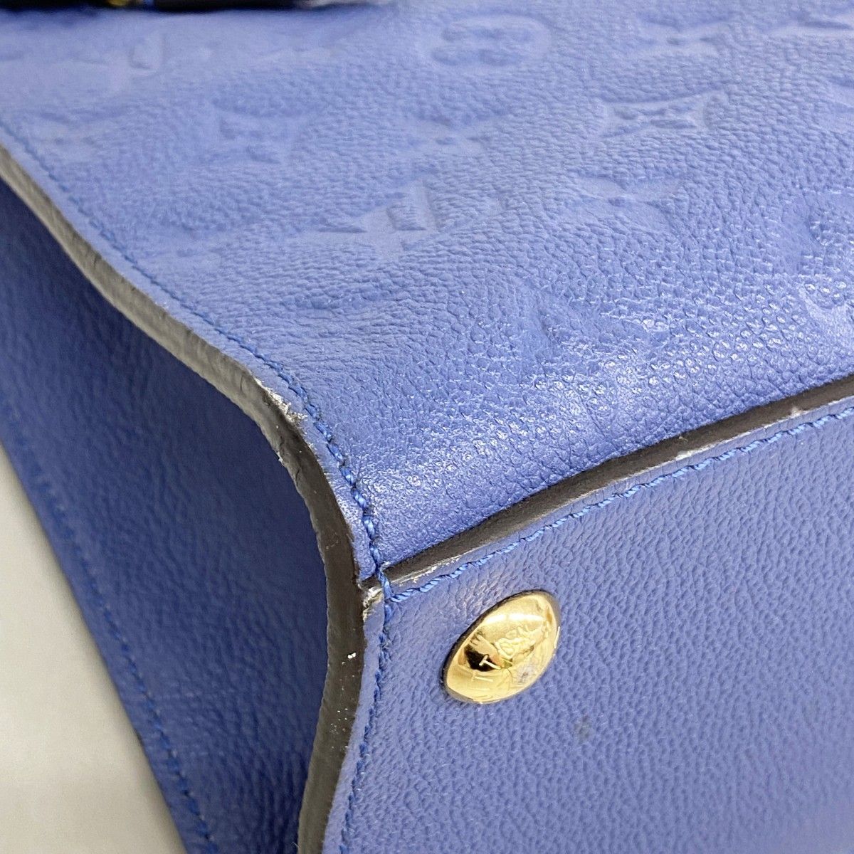 Louis Vuitton Handbag Monogram Empreinte Pont Neuf MM Denim 2-Way — view 6