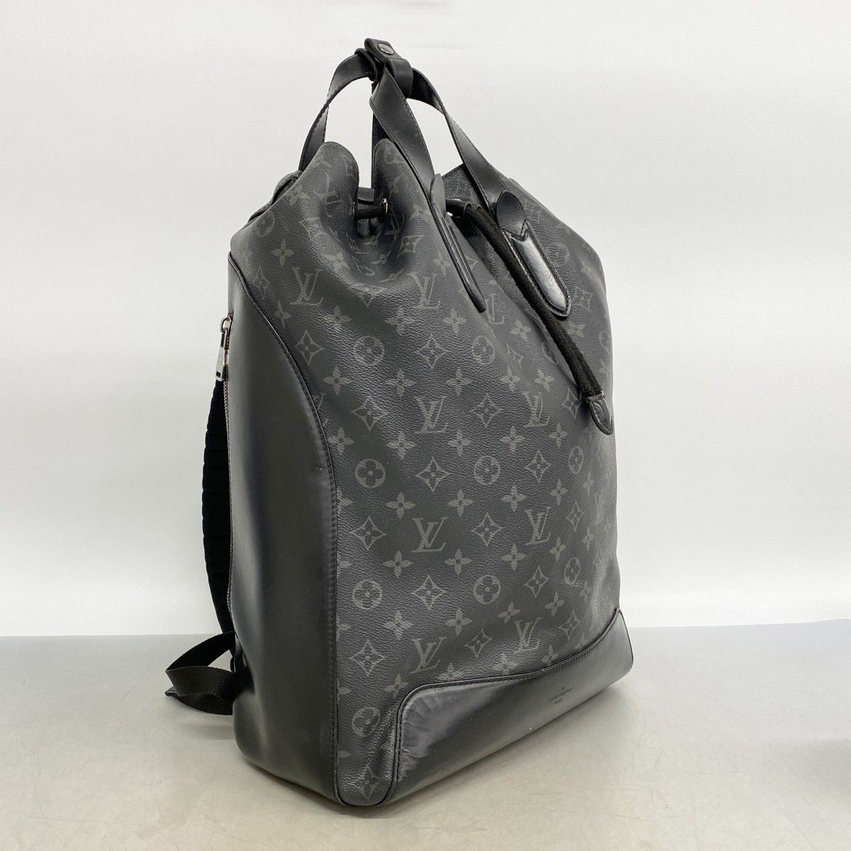 Louis Vuitton Backpack Monogram Eclipse Explorer Black — view 2