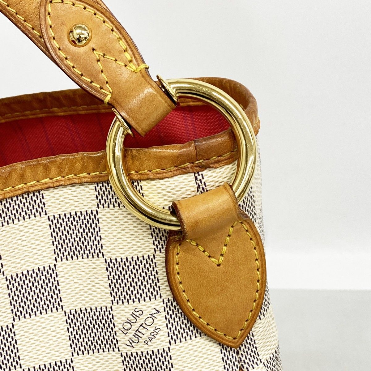 Louis Vuitton Shoulder Bag Damier Azur lightfull PM White — view 8