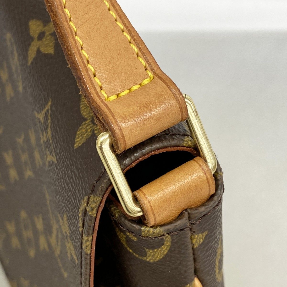 Louis Vuitton Shoulder Bag Monogram Musette Tango Short Strap Brown — view 8