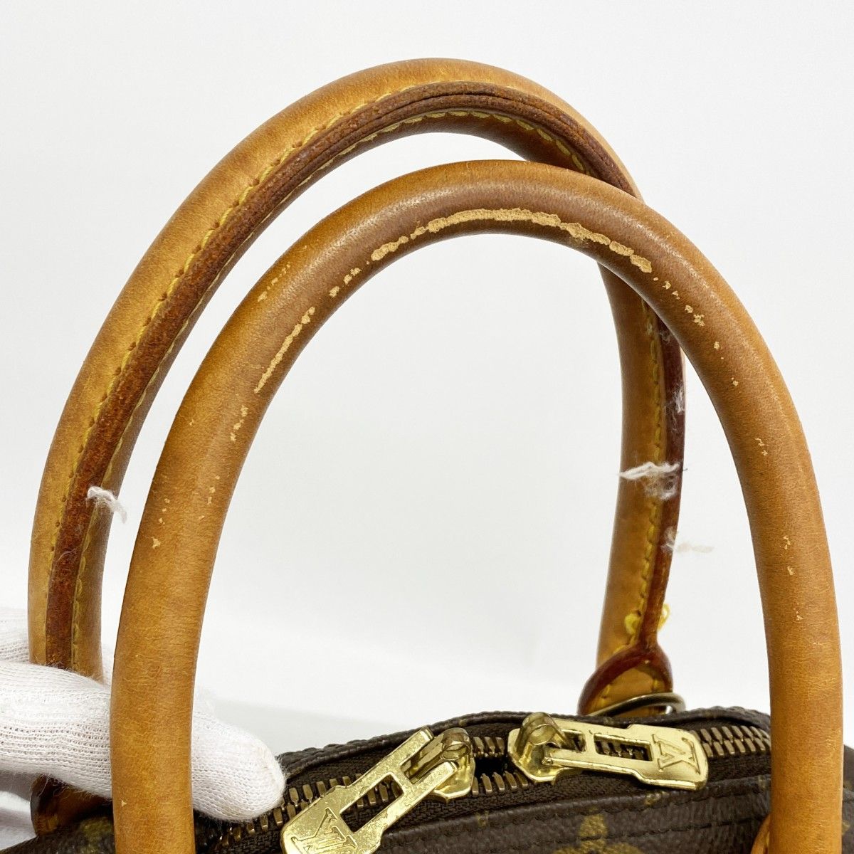 Louis Vuitton Handbag Monogram Deauville Brown — view 6