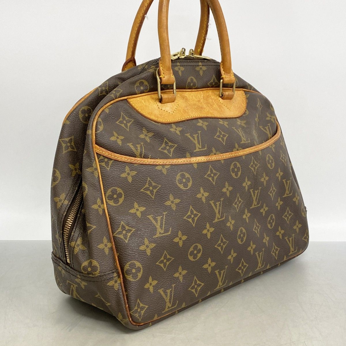 Louis Vuitton Handbag Monogram Deauville Brown — view 2