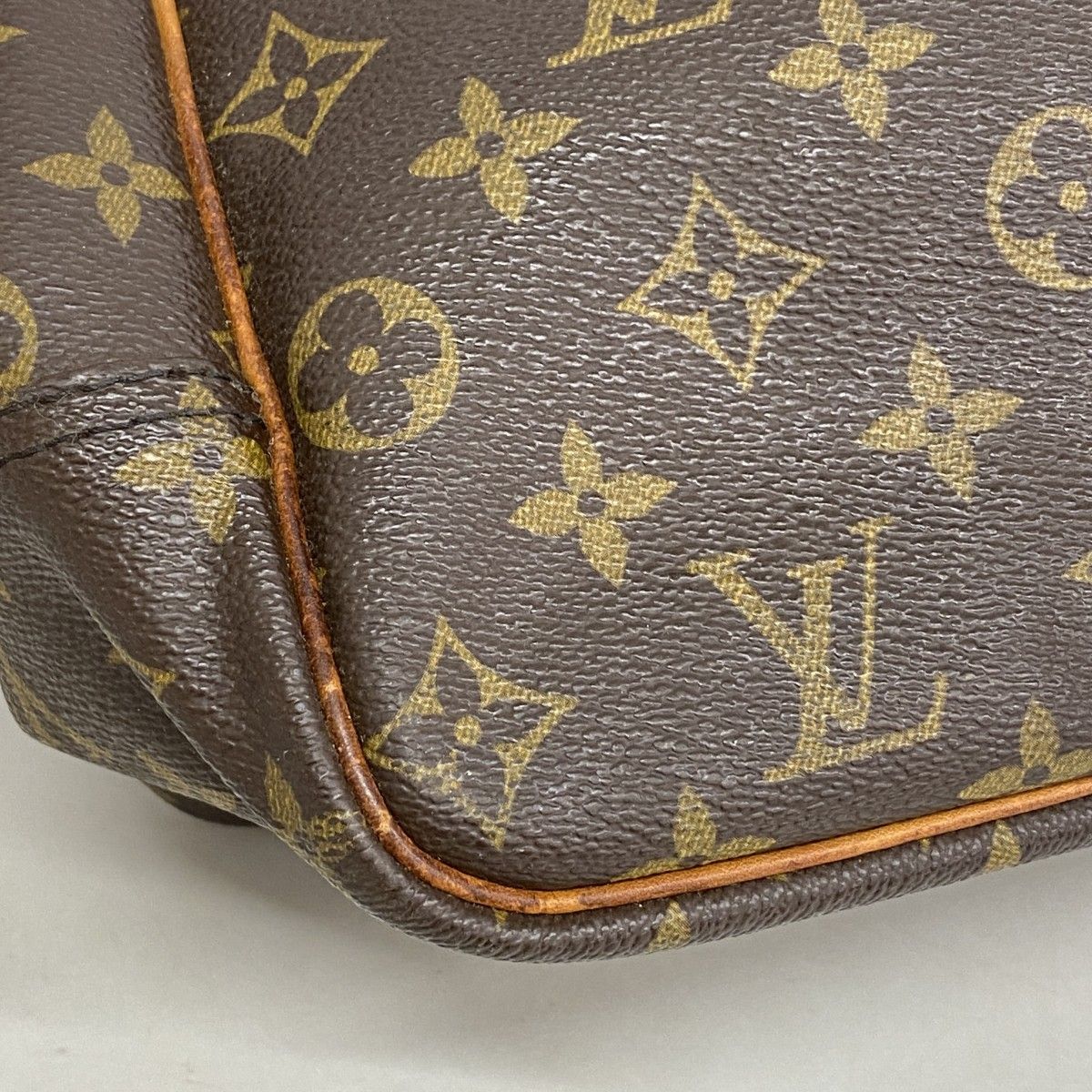Louis Vuitton Handbag Monogram Deauville Brown — view 7