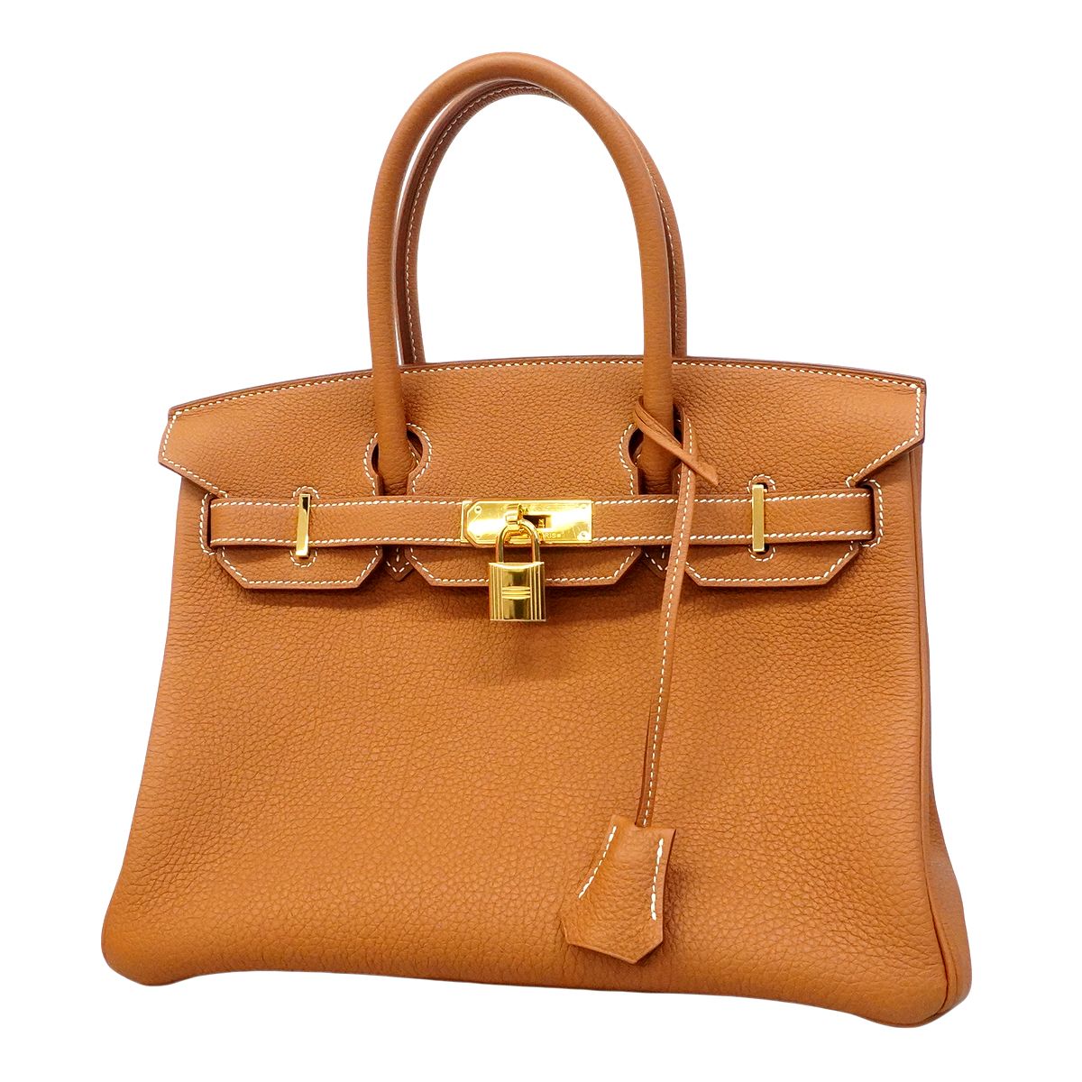 Hermes Handbag Birkin 30 Togo Gold