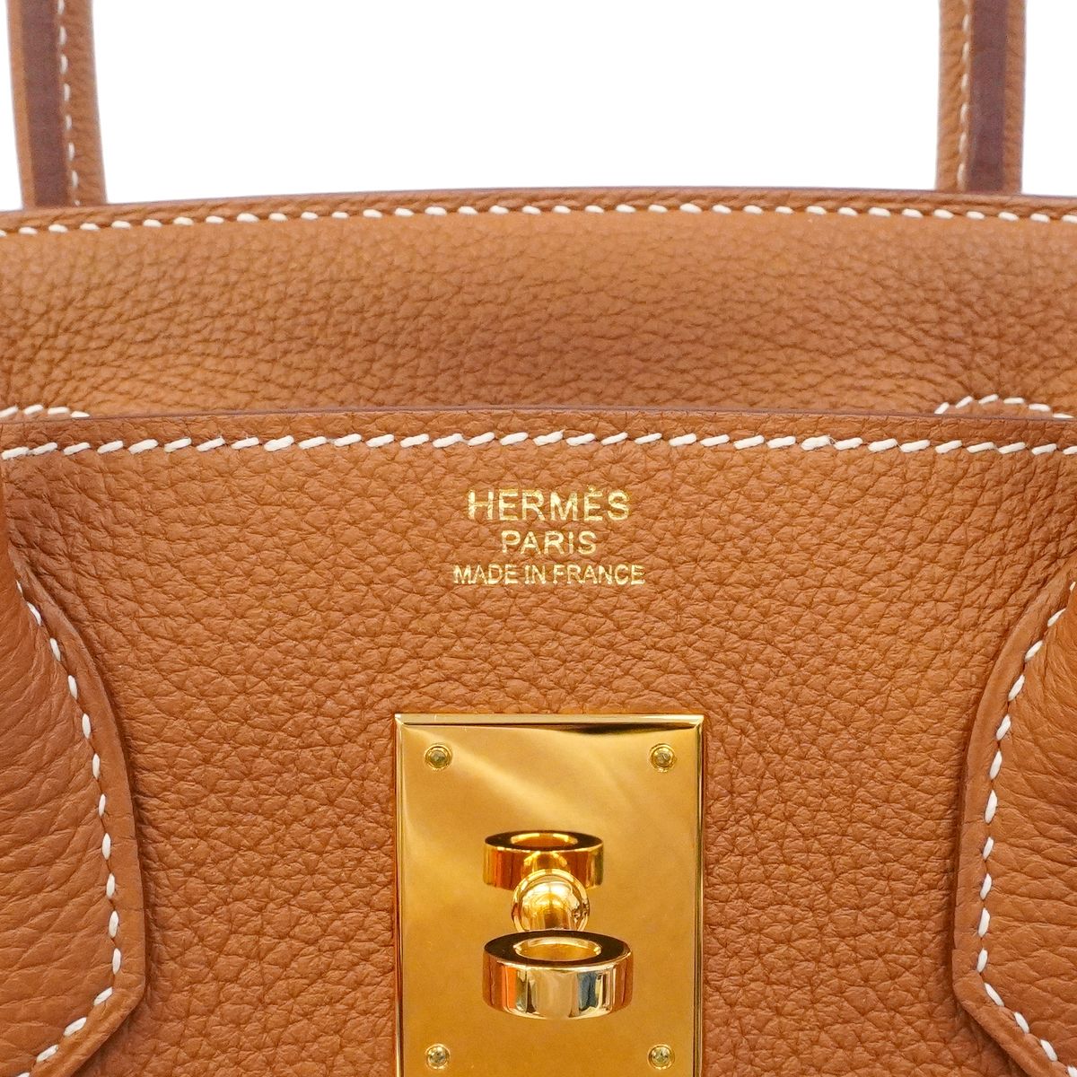 Hermes Handbag Birkin 30 Togo Gold — view 5