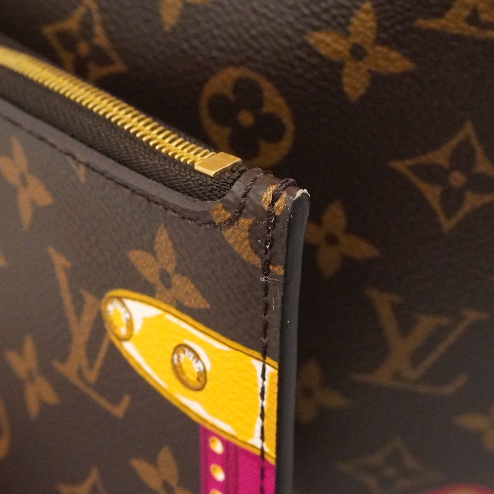 Louis Vuitton Tote Monogram Neverfull MM Brown — view 6