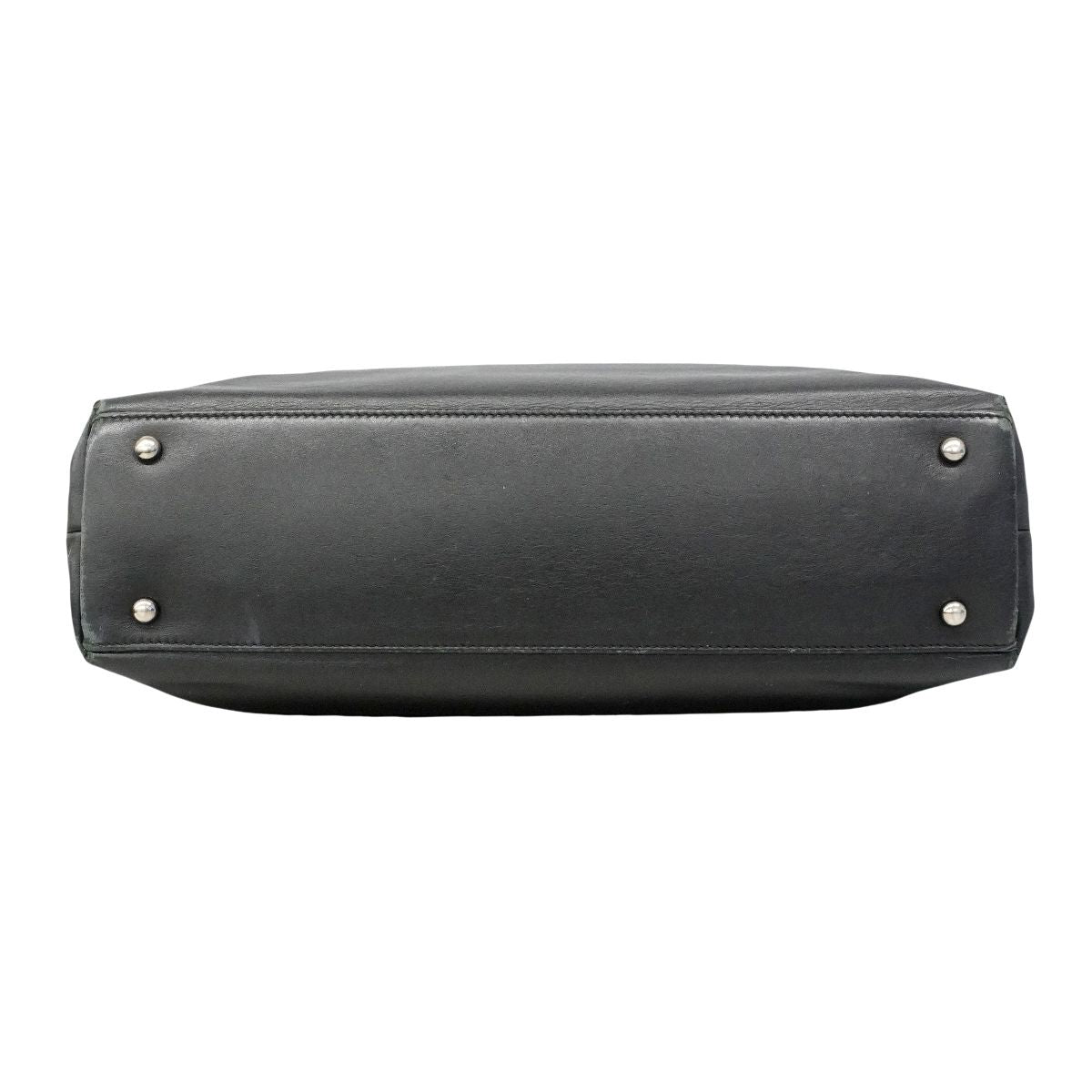 Chanel Handbag Quilted Leather Black Silver 2-Way — view 3