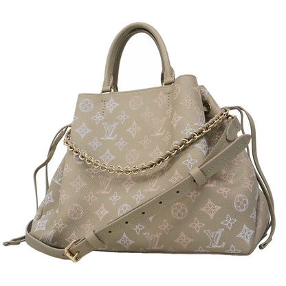 Louis Vuitton Handbag Mahina light Bellatote Gray 2-Way
