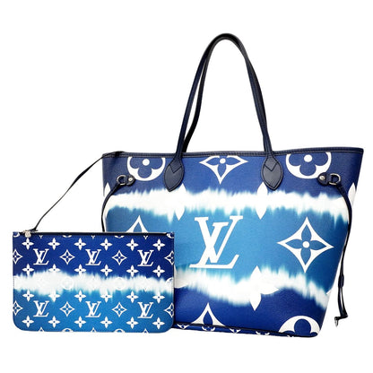 Louis Vuitton Tote LV Escal Neverfull MM Blue