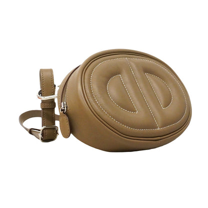 Hermes Shoulder Bag in the Loop Swift Etoupe Silver — view 2