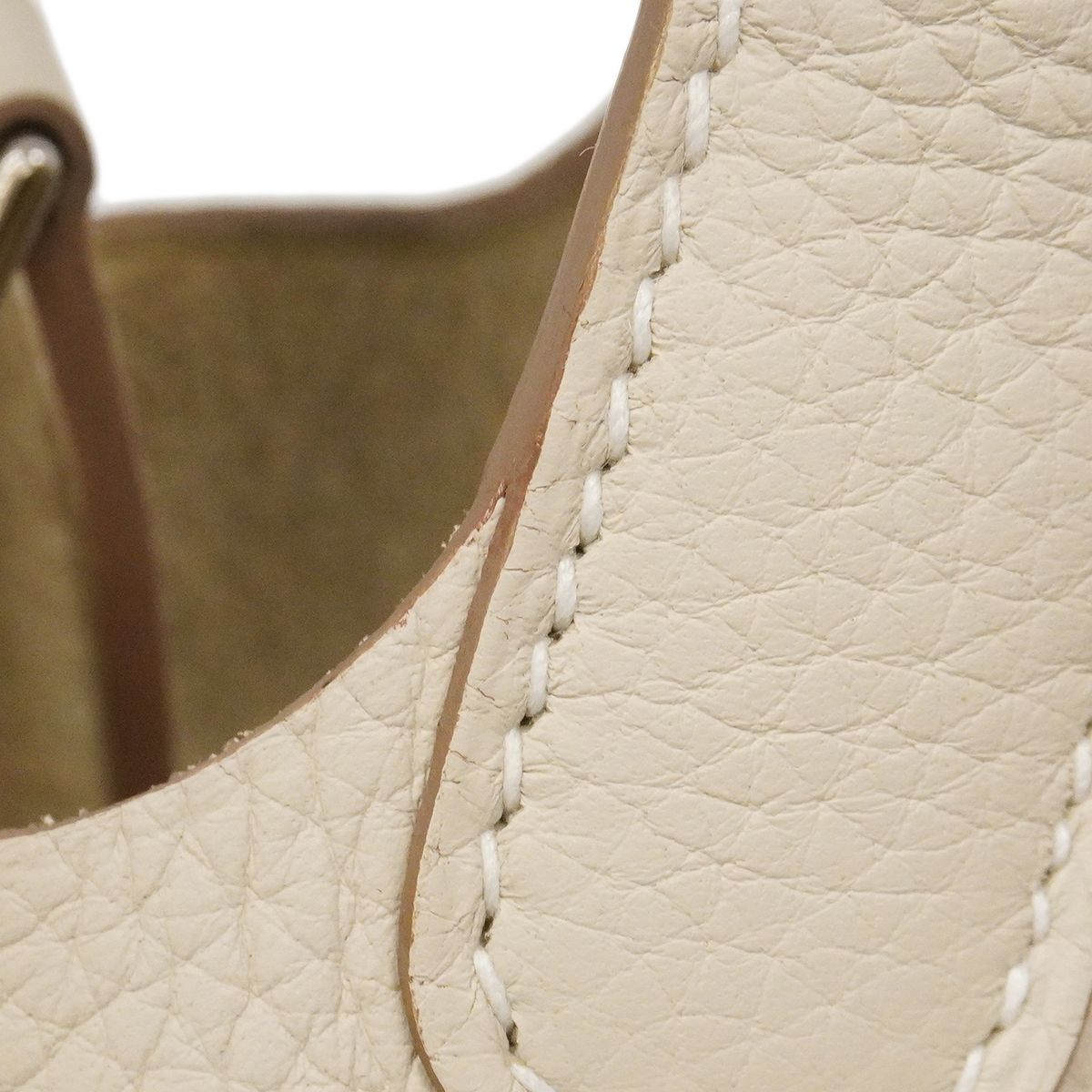 Hermes Handbag Picotin Lock PM Taurillon Clemence Cles Silver — view 6