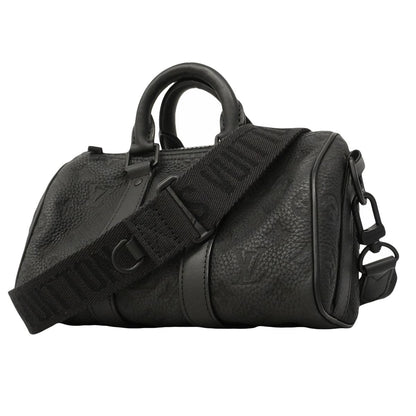 Louis Vuitton Handbag Taurillon Keepall Bandouliere 25 Black 2-Way
