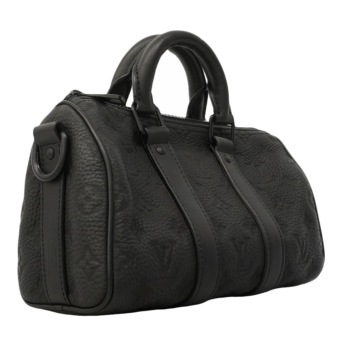 Louis Vuitton Handbag Taurillon Keepall Bandouliere 25 Black 2-Way — view 2