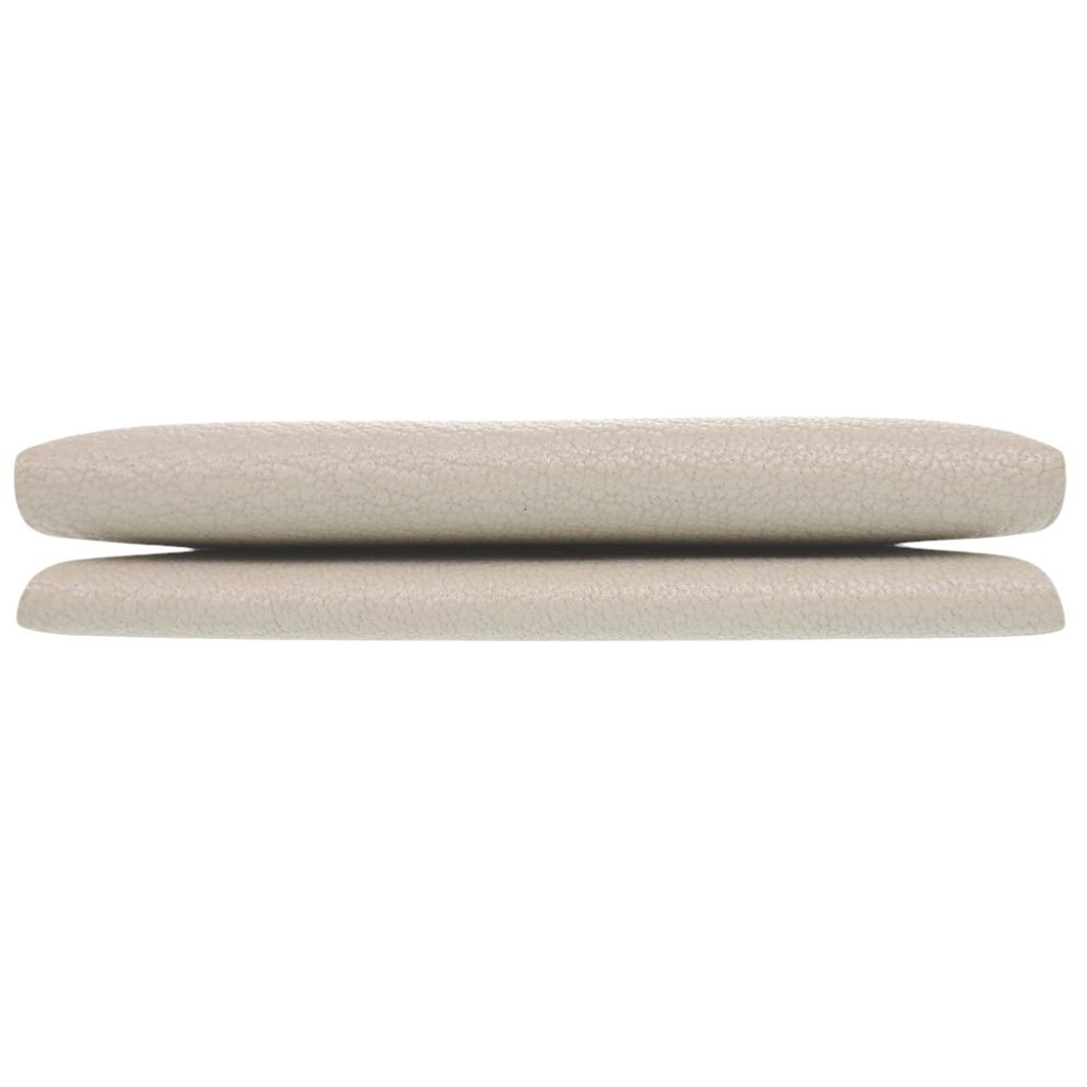 Hermes Calvi Duo Chevre Mushroom Card Case White — view 5