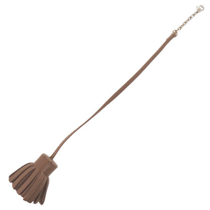 Hermes Carmencita Grand Pom 20 Agno Milo Etoupe Key Holder Brown — view 2