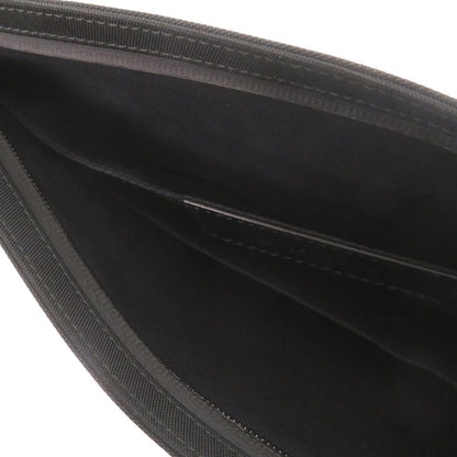 Balenciaga Logo Nylon Black Pouch Clutch — view 6