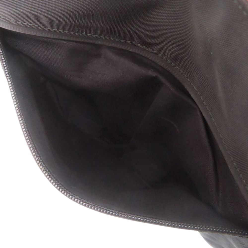 Balenciaga Logo Nylon Black Pouch Clutch — view 5