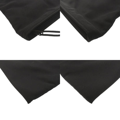 Balenciaga Logo Nylon Black Pouch Clutch — view 3
