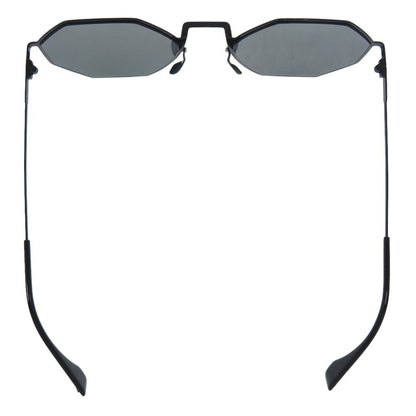 Fendi Octagon Mirror Lens S Metal Black Sunglasses Eyewear — view 4