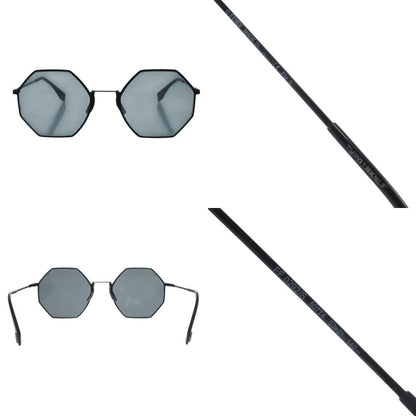 Fendi Octagon Mirror Lens S Metal Black Sunglasses Eyewear — view 5