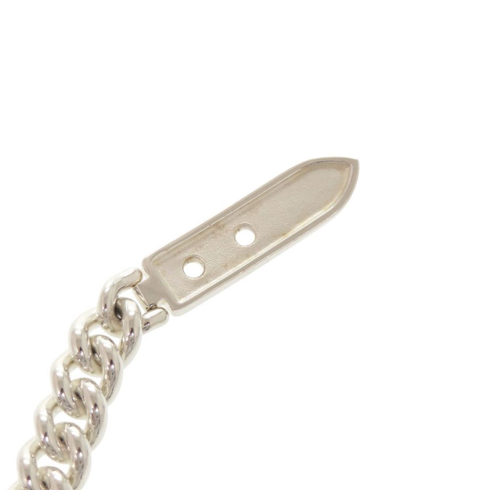 Hermes Boucles Sellier Inflexible Double Tour 14 925 Sterling Silver Bracelet — view 8