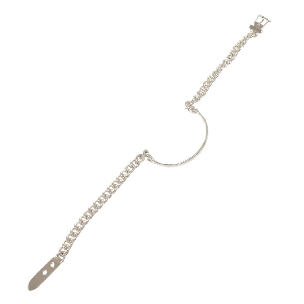Hermes Boucles Sellier Inflexible Double Tour 14 925 Sterling Silver Bracelet — view 3