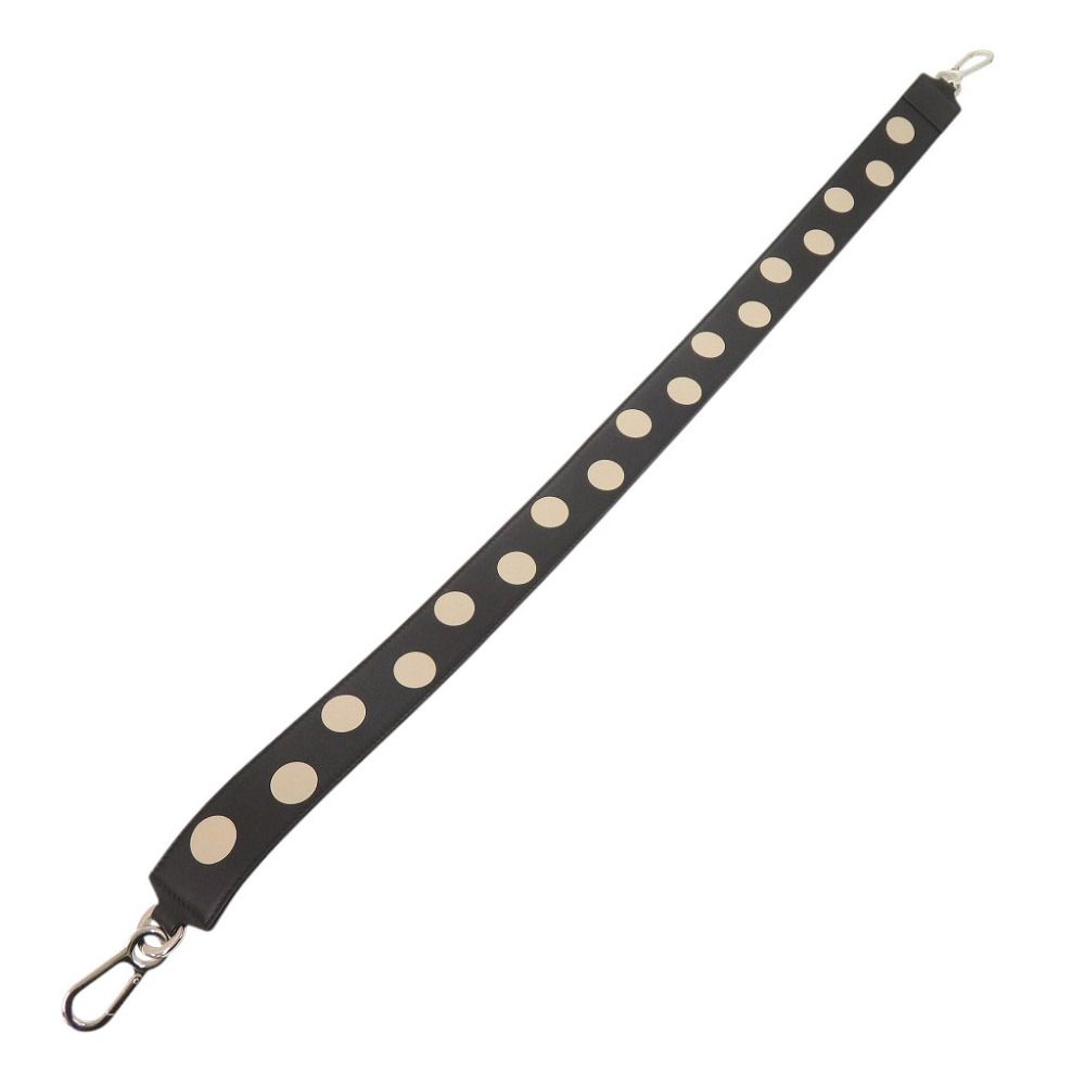 Loewe Dot Pattern Leather Black Shoulder Strap — view 4