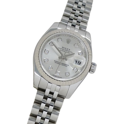 Rolex Datejust Watch Diamond Automatic Stainless SS White Gold WG