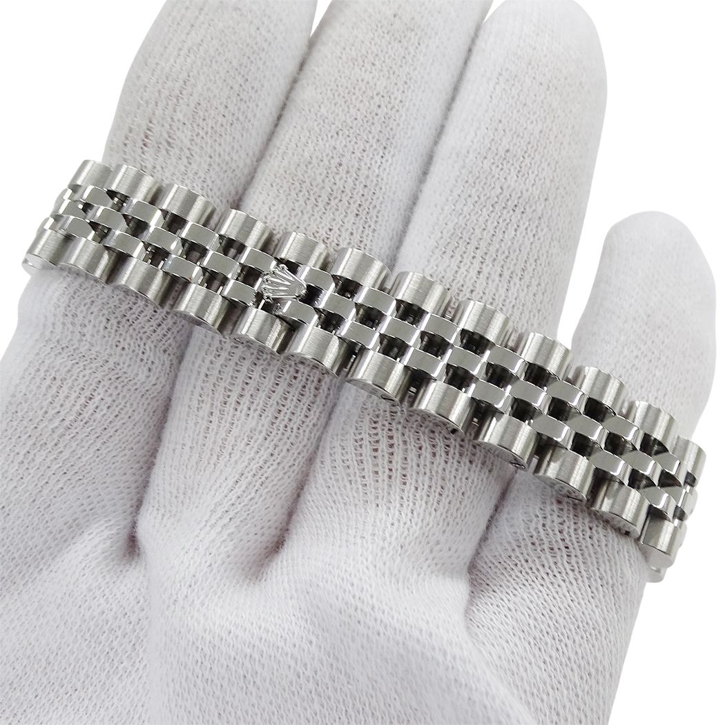 Rolex Datejust Watch Diamond Automatic Stainless SS White Gold WG — view 5