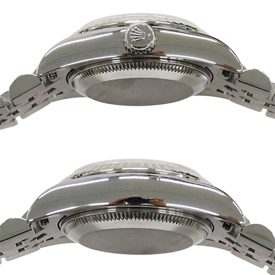 Rolex Datejust Watch Diamond Automatic Stainless SS White Gold WG — view 3