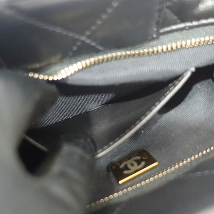 Chanel Mini Bow Bag Lambskin Black Gold — view 6