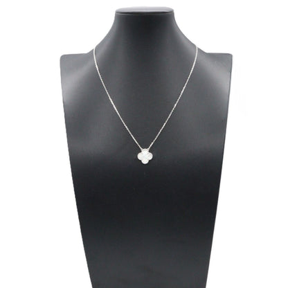 Van Cleef & Arpels Necklace Vintage Alhambra Mother of Pearl 18K White Gold — view 6