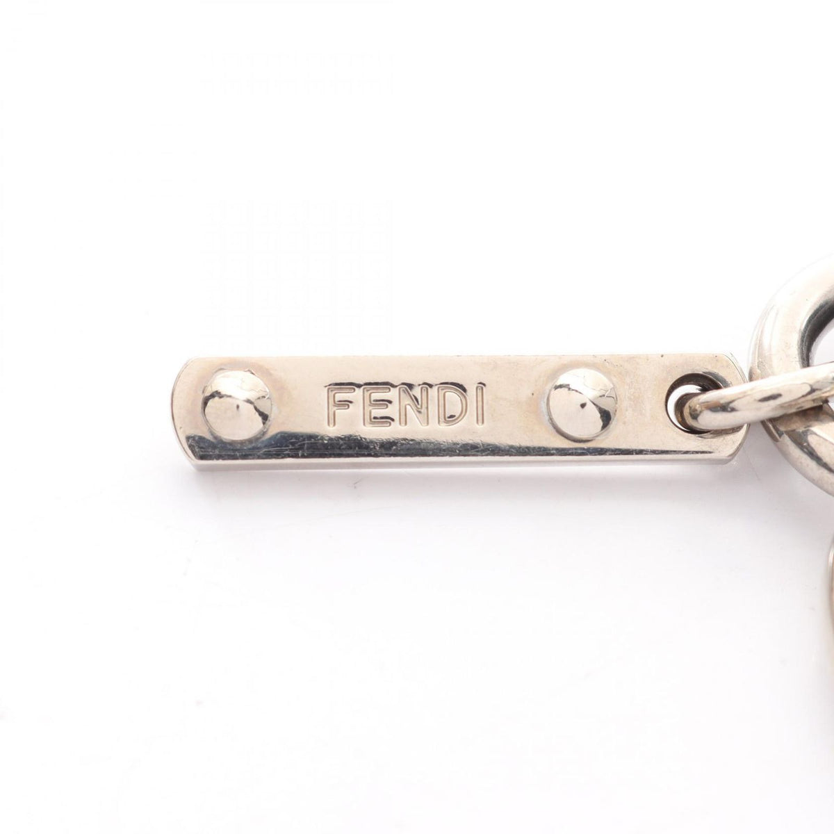 Fendi Charm Bag Bugs Monster Black Navy Yellow Leather — view 3