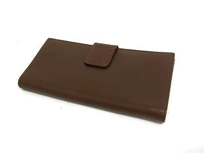 Gucci Wallet Bamboo Flap 035 0 Brown Leather Hook Bifold Vintage Gold — view 2