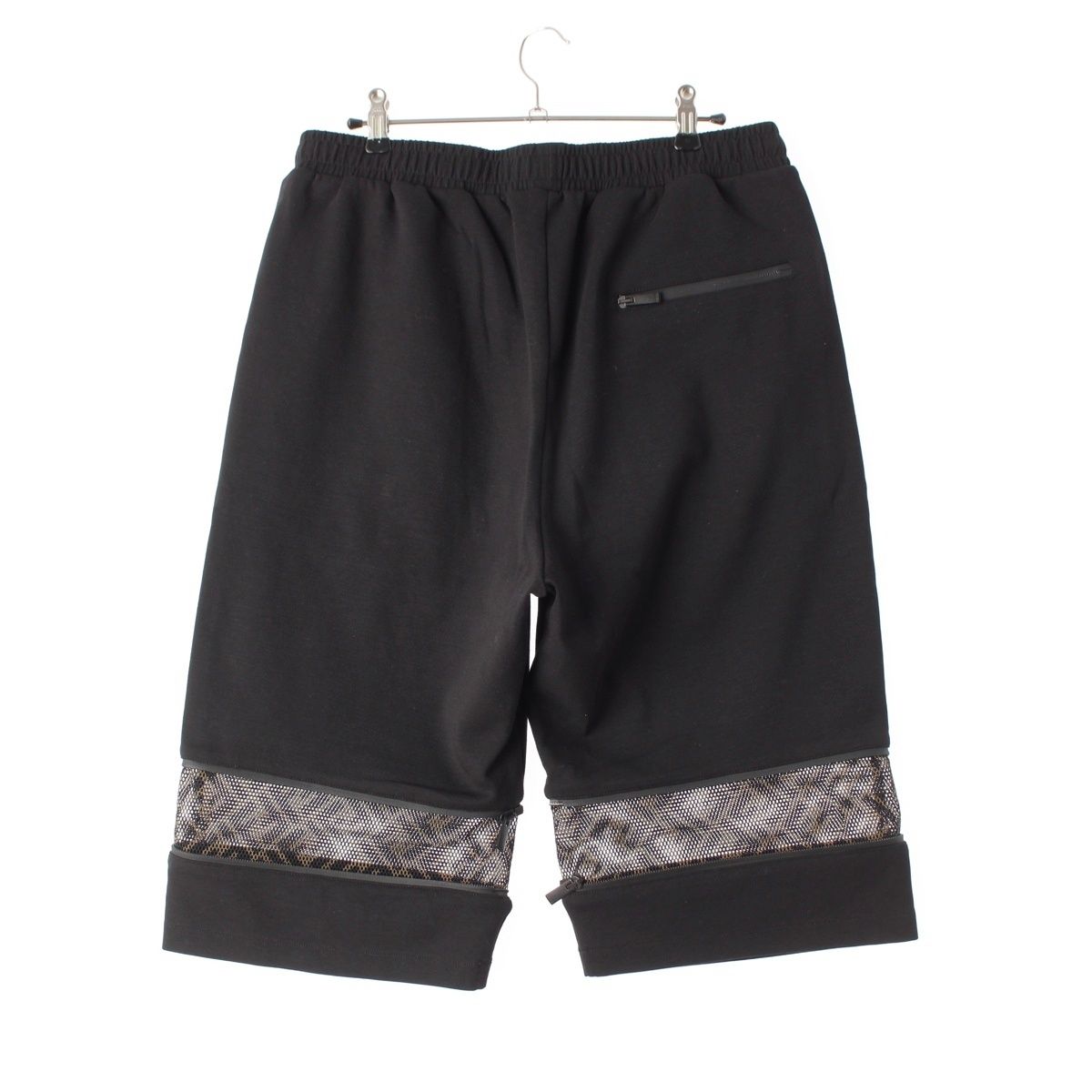 Fendi Mesh Zip Zucca Shorts Black 48 — view 2