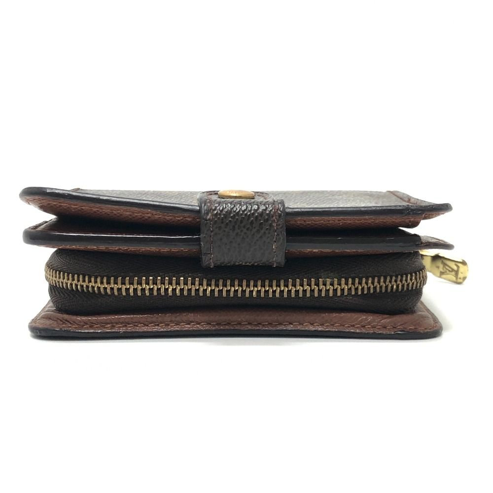 Louis Vuitton Compact Zip Monogram Canvas Brown Wallet — view 4