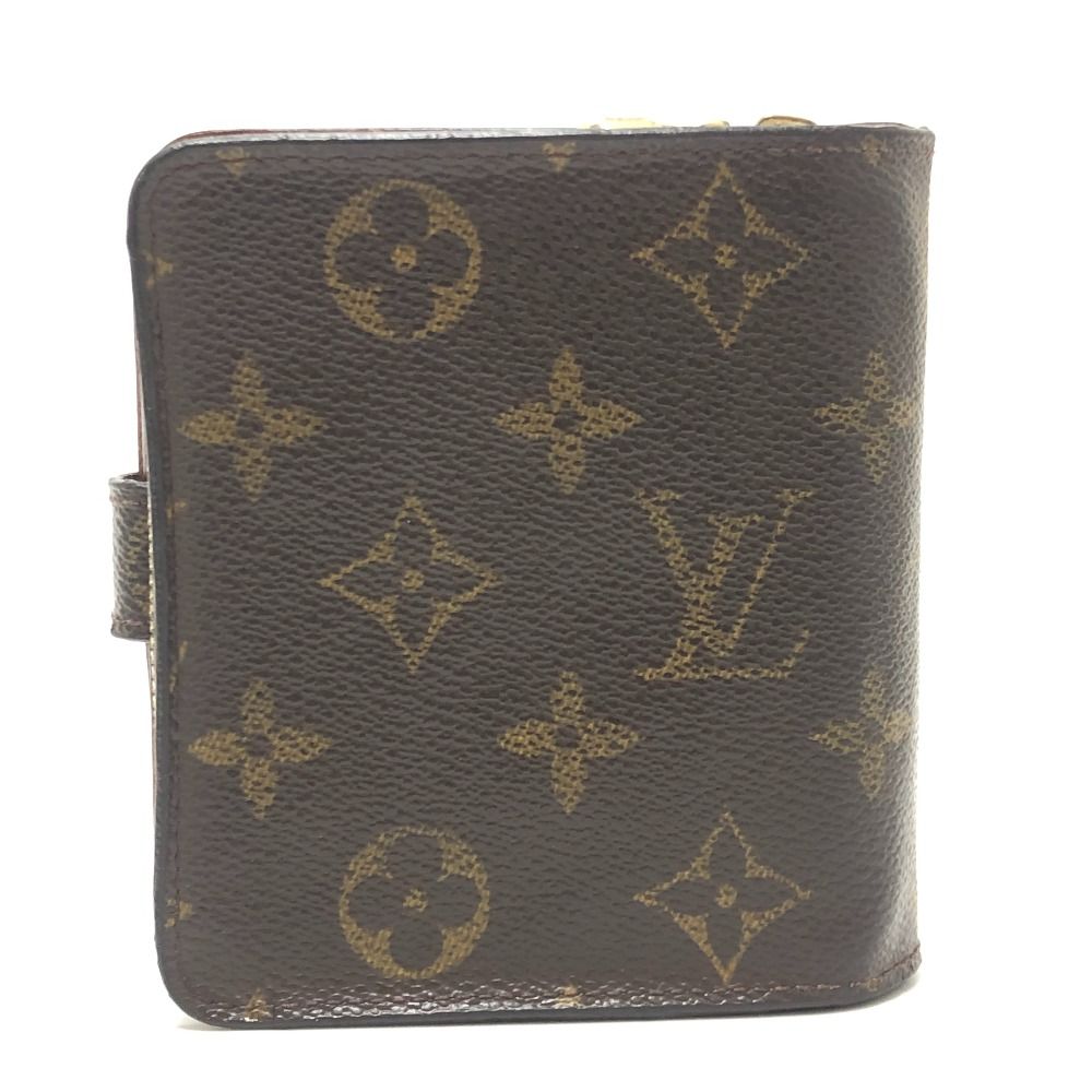 Louis Vuitton Compact Zip Monogram Canvas Brown Wallet — view 2