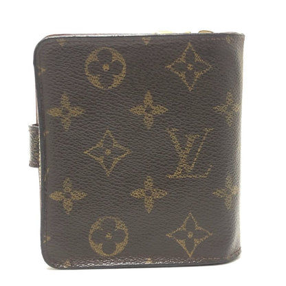 Louis Vuitton Compact Zip Monogram Canvas Brown Wallet — view 2