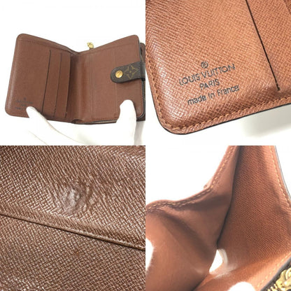 Louis Vuitton Compact Zip Monogram Canvas Brown Wallet — view 8