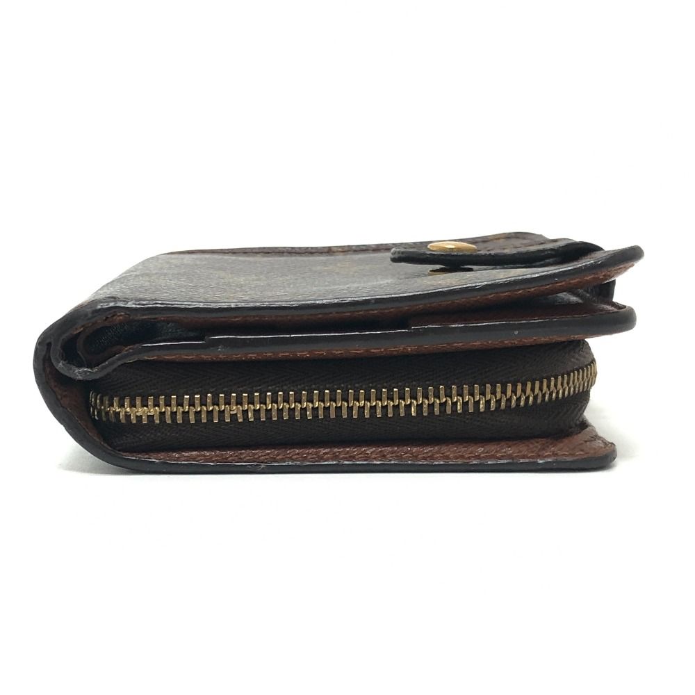 Louis Vuitton Compact Zip Monogram Canvas Brown Wallet — view 5