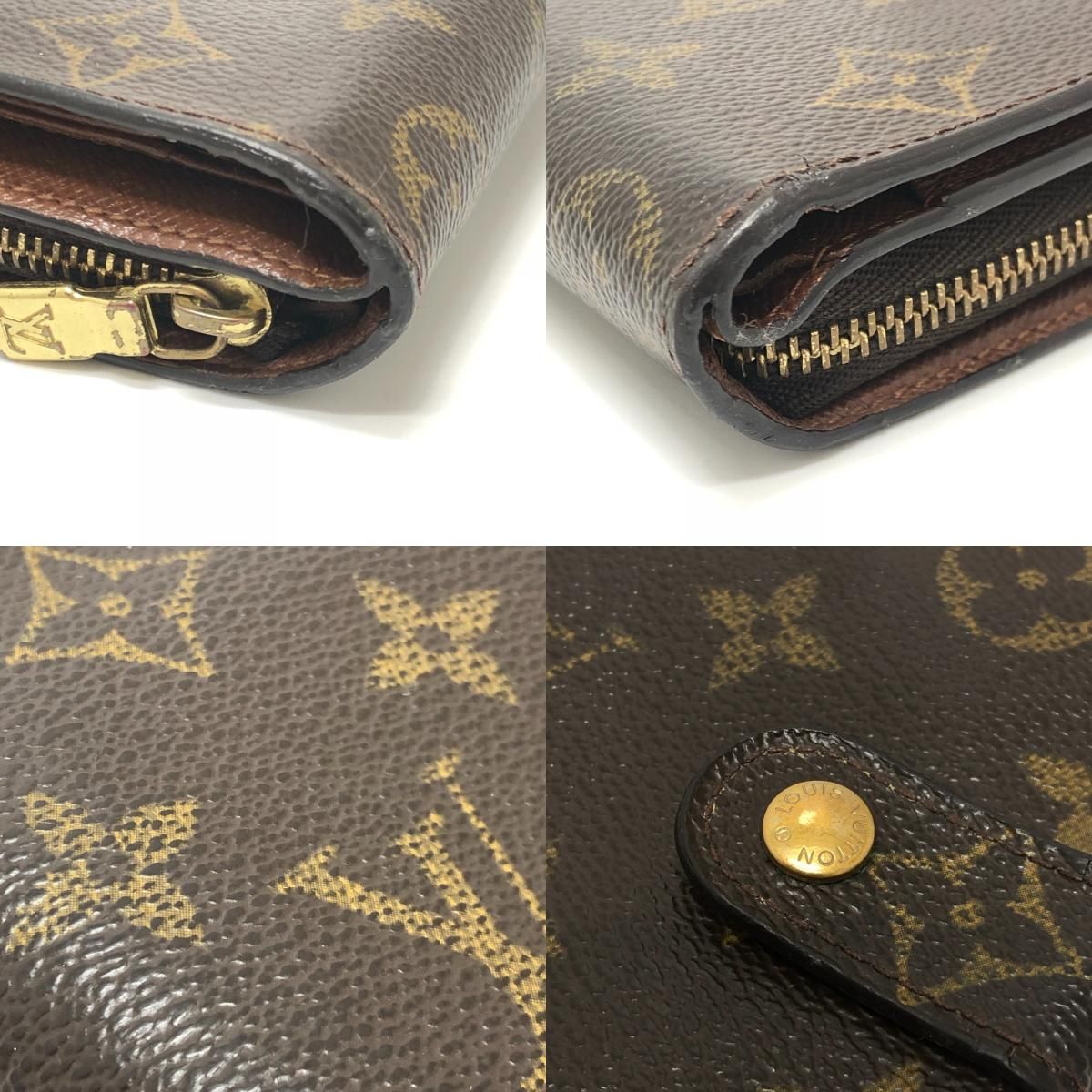 Louis Vuitton Compact Zip Monogram Canvas Brown Wallet — view 7