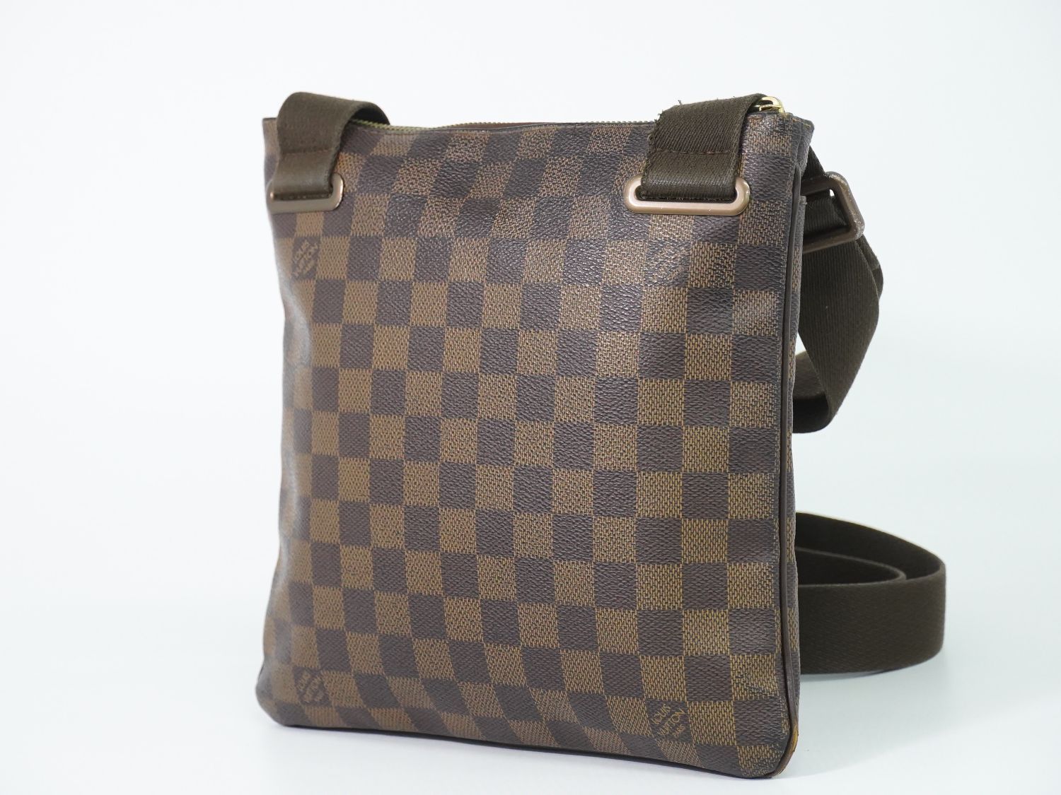 Louis Vuitton LV Pochette Brooklyn Damier Ebene Shoulder Bag Brown Second — view 2