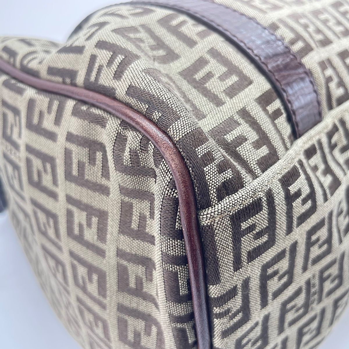 Fendi Handbag Zucchino Brown — view 8