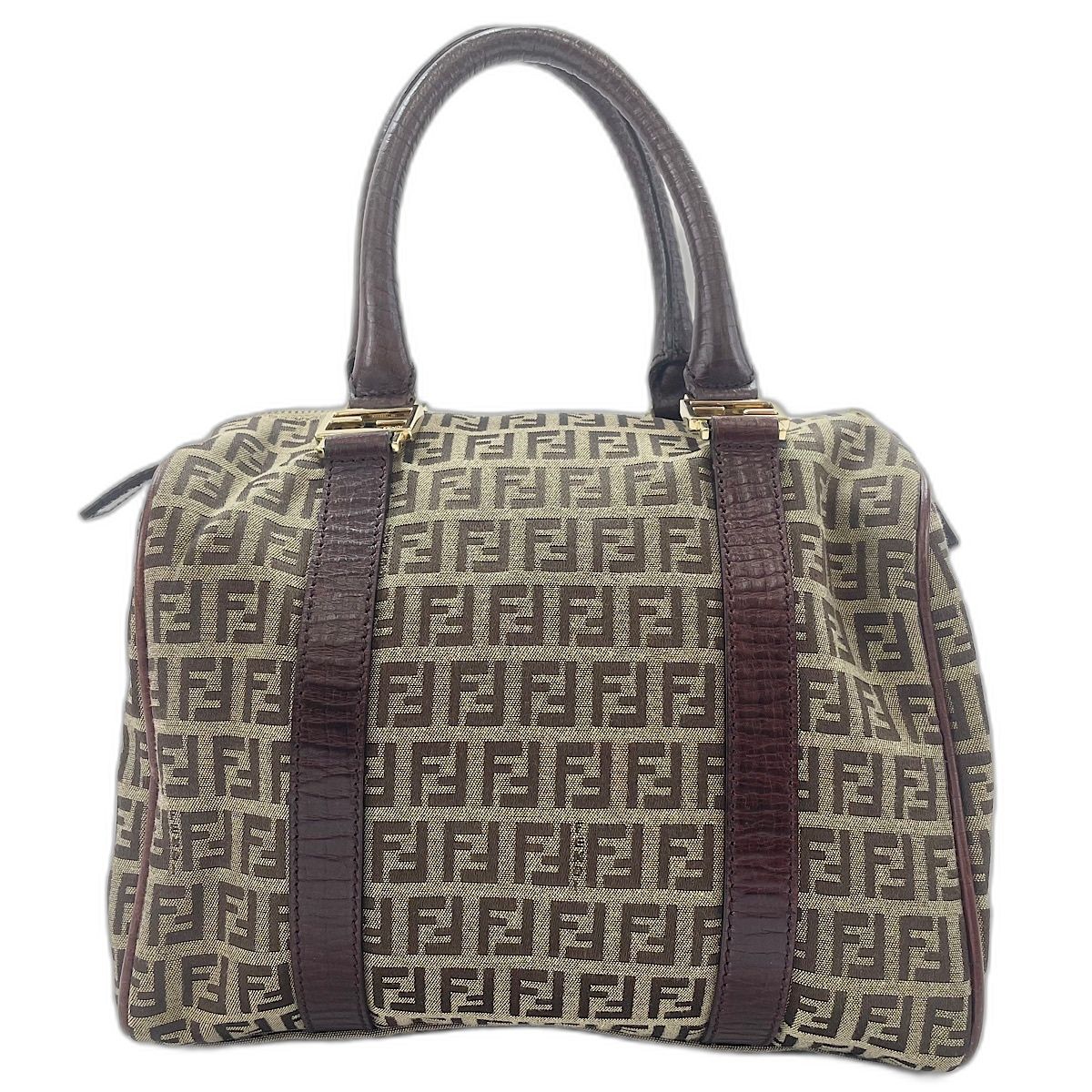 Fendi Handbag Zucchino Brown — view 3