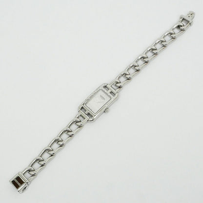 Hermes Dearman SS Diamond Silver Dial Quartz Watch — view 2