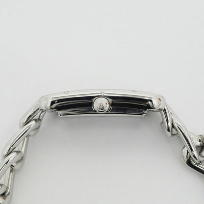 Hermes Dearman SS Diamond Silver Dial Quartz Watch — view 3