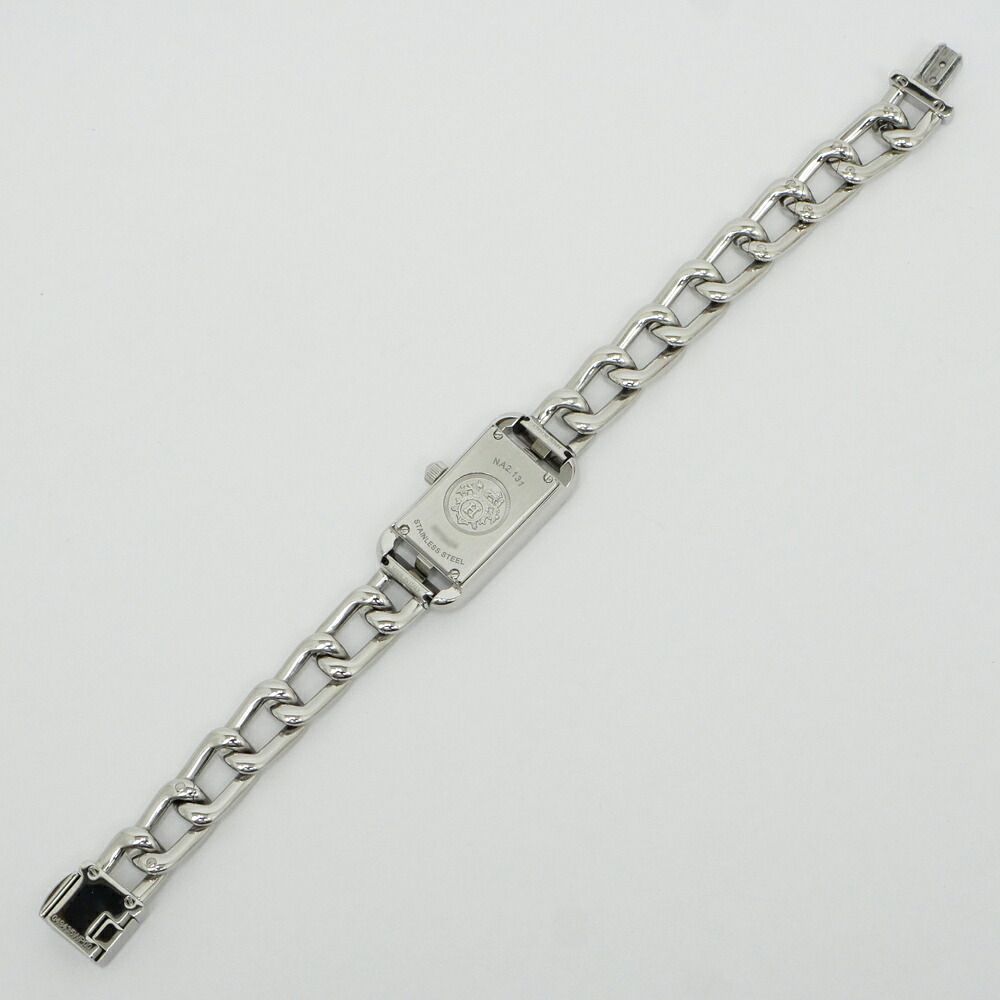 Hermes Dearman SS Diamond Silver Dial Quartz Watch — view 8