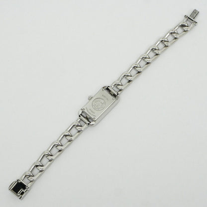 Hermes Dearman SS Diamond Silver Dial Quartz Watch — view 8