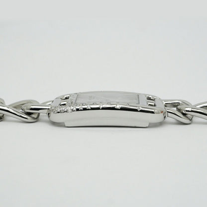 Hermes Dearman SS Diamond Silver Dial Quartz Watch — view 4