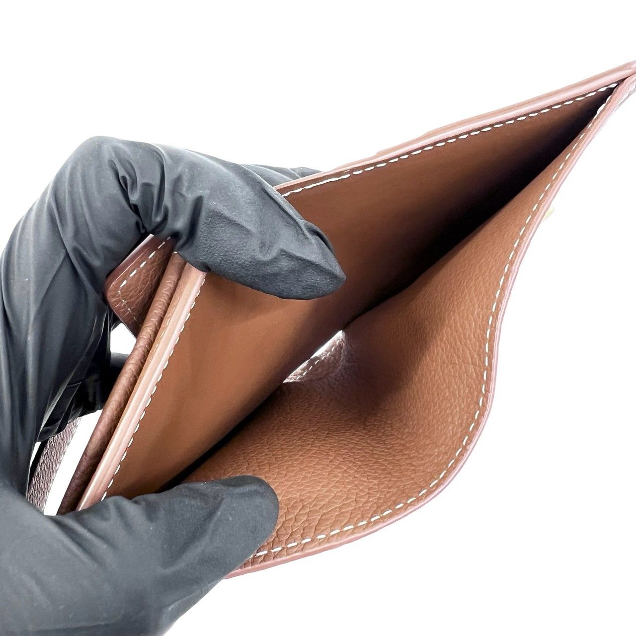 Louis Vuitton Portefeuille Lowkey Compact Leather Bifold Wallet Brown — view 8